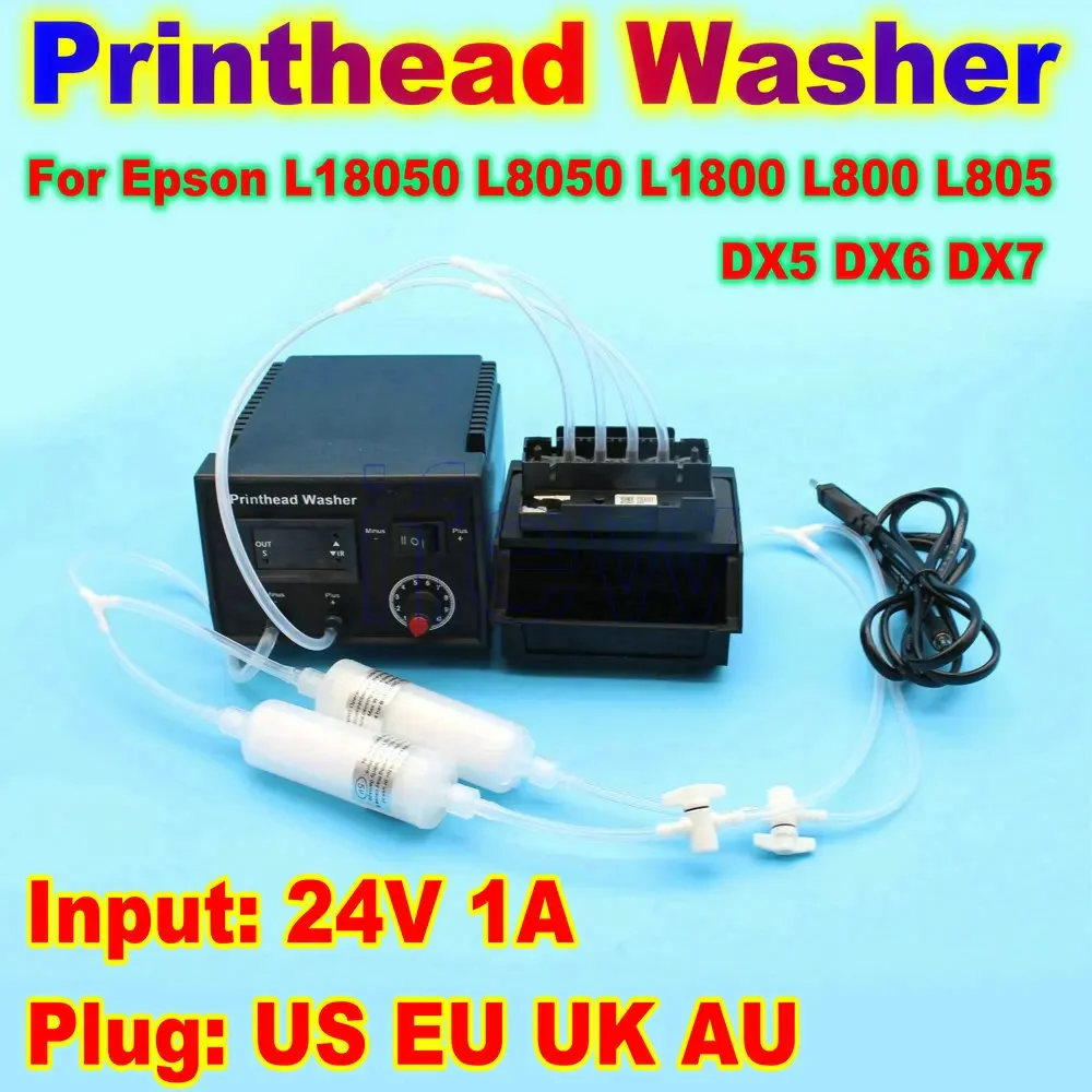 

Printer Printhead Washer Repair Clogged Draw Impulse Cleaning Liquid Device Unblock For Epson Printhead L18050 L8050 L1800 L805