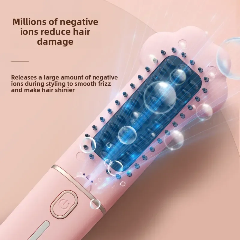 High quality  Straightener Negative Ion Hair Straightener Does Not Hurt Hair Lazy Straight Hair Curly Dual-purpose Splint