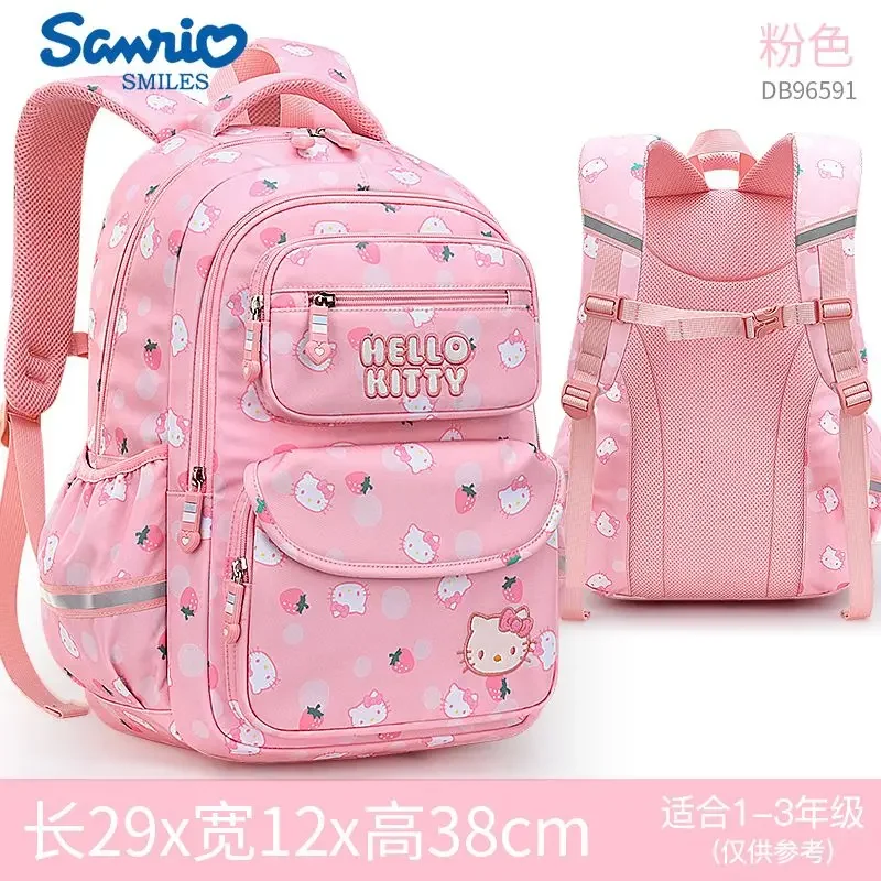 Sanurgente-Sacs à dos Anime Cinnamoroll pour enfants, jouets Kawaii, légers et de grande capacité, sac esthétique, campus étudiant