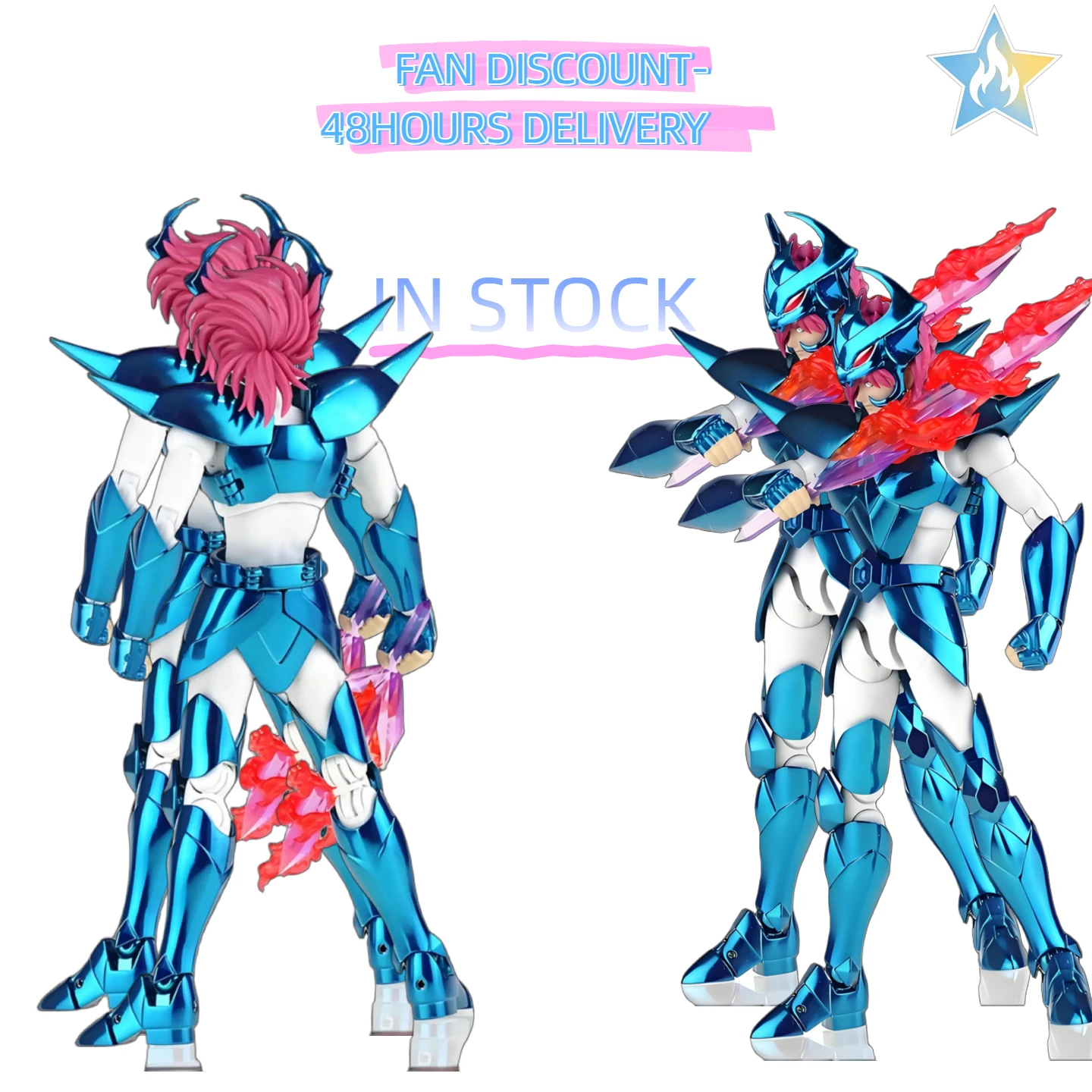En stock: JM MST Amethyst, Megrez Star Alberich, Guerrero Divino de Asgard, Saint Seiya Myth Cloth EX