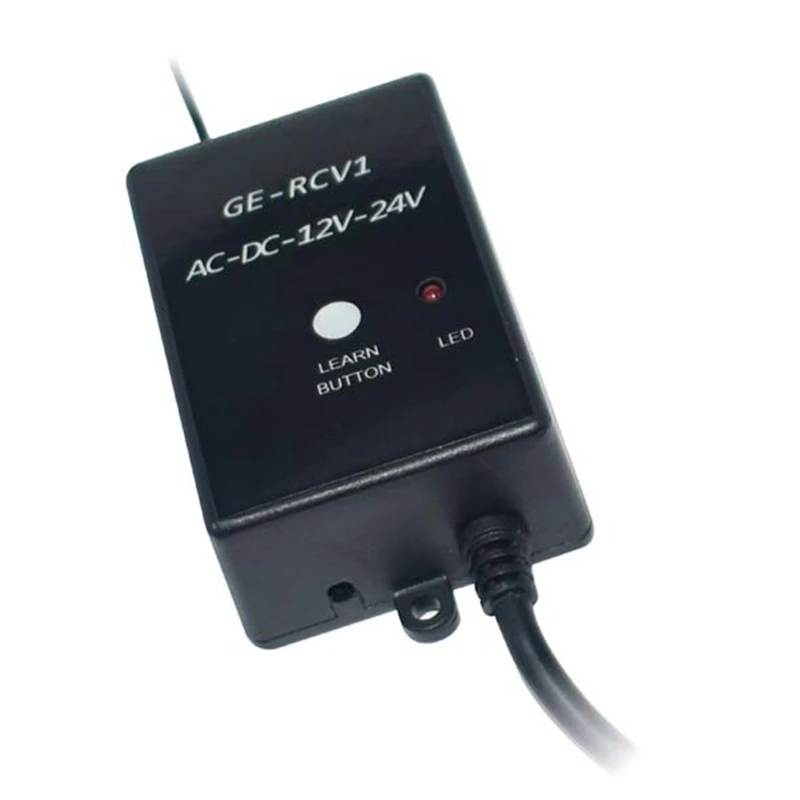 GE-RCV1 Receiver 433.92Mhz DC/AC 12V/24V For Gate Garage Door Remote Rolling Code And Fixed Code External Receivers