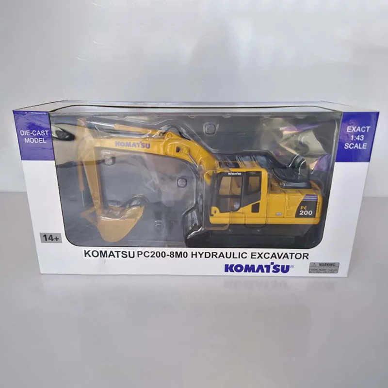 

Diecast 1:43 Scale KOMATSU PC200-8MO Excavator Alloy Engineering Vehicle Simulation Toy Model Ornaments