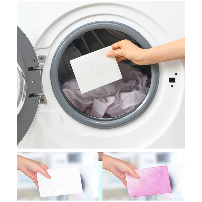 Anti-Staining Clothes Laundry Paper Sheets Anti-String Mixing Color Absorption Film Washing Machine Clean Clothe Laundry Tablets