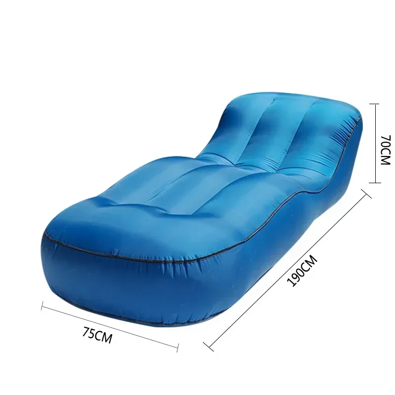 

Waterproof Moisture-proof Nylon Inflatable Sofa Outdoor Camping Ultralight Beach Sleeping Bag Air Bed Lounger Sport Camping Sofa