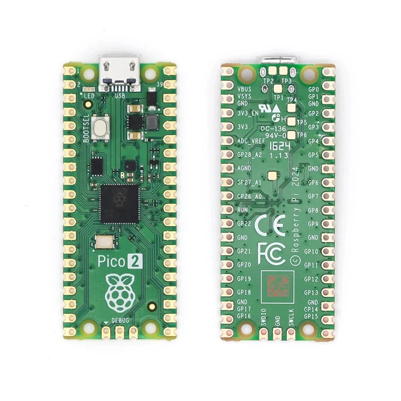 Raspberry Pi Pico Pico 2 Pico Pico WH Pico H Pico 2 RP2040 RP2350 Chip With Wireless WiFi USB A Development Board