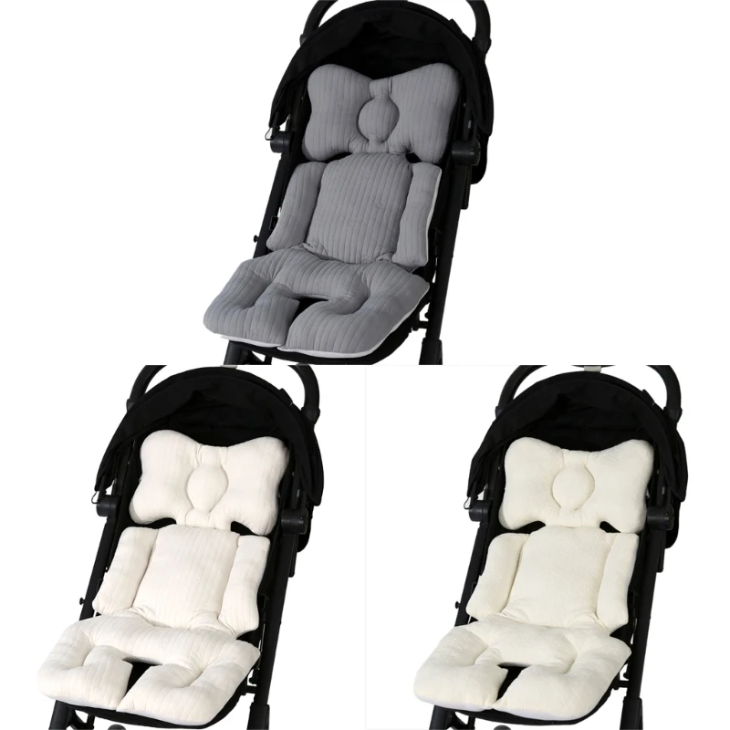 Soft Supportive Pad Infant Strollers Seating Liner, Removable Cart Pad for Easy Washing Stylish Color Option Available