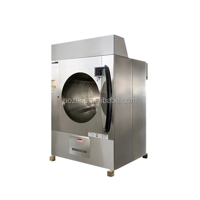 Heat Pump Full Steel Steam Heating Industrial Laundry Washing Machinery Dryer 100KG