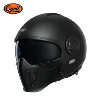 Casco de Motocicleta Modular Integral y Abierto para Hombre, Homologado por DOT y ECE, CYRIL OP12A, Capacete De Moto Masculino