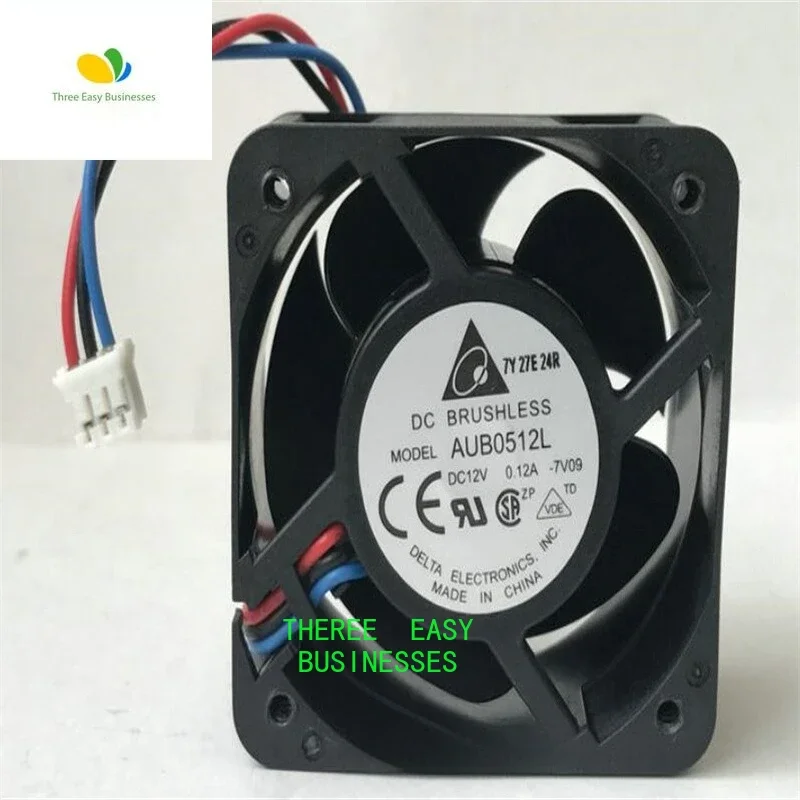 

5025 AUB0512L DC12V 0.12A 50*25MM Three-wire Silent Heat Dissipation Fan