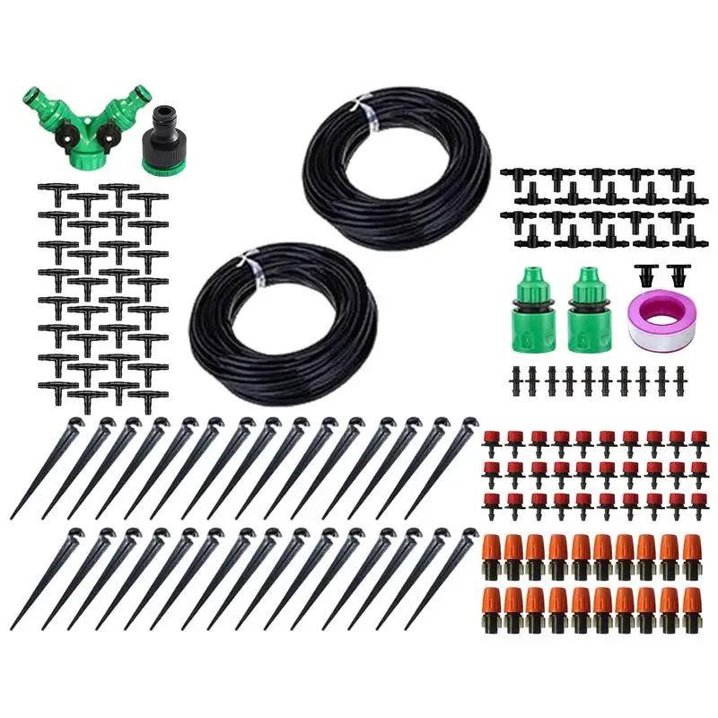 

Garden Irrigation Kit Hose Irrigation Kit 98ft Automatic Smart Adjustable Garden Accessories For Yard Greenhouse Outdoor