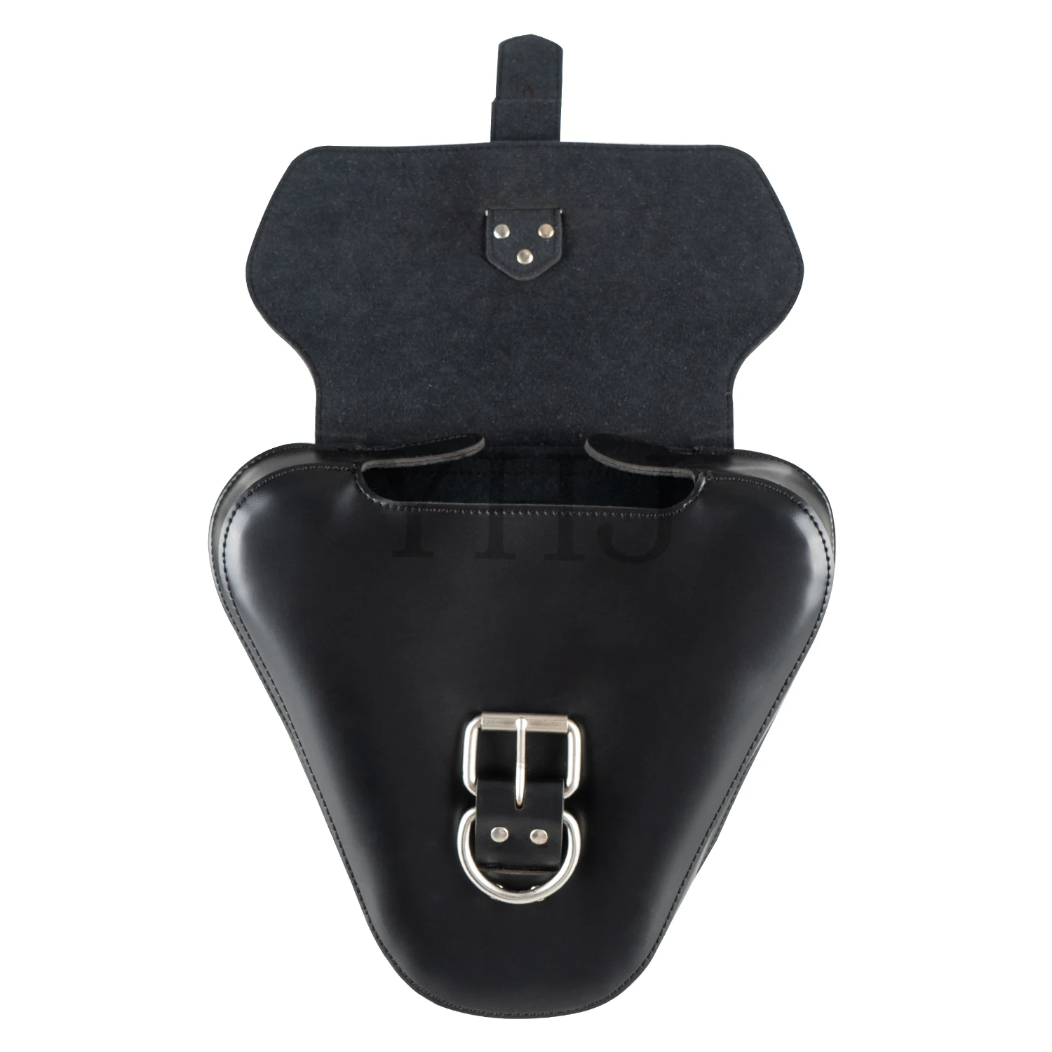

Universal Motorcycle Side Clinch Saddlebag For Harley Sportster XL883 Cafe Racer Honda Bolt Saddle Bag PU Leather Black