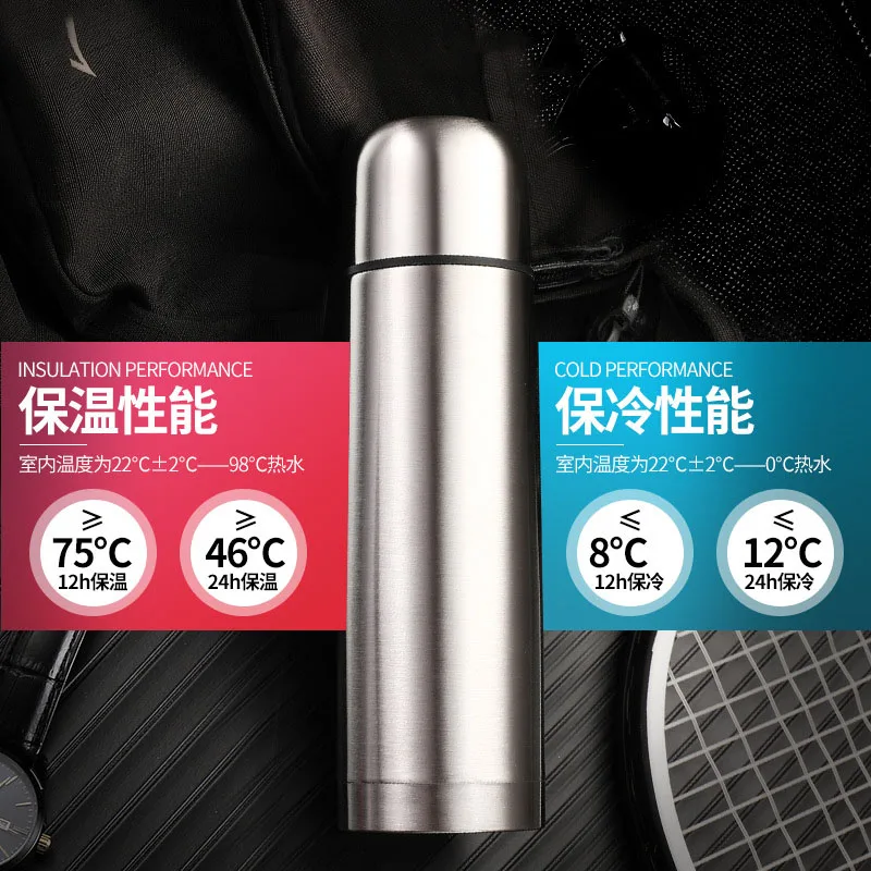 Portable Double Layer Thermal Mug Food Thermos For Tea With Heating Personalized Cup Stainless Steel Water Bottle Cups Of Hot