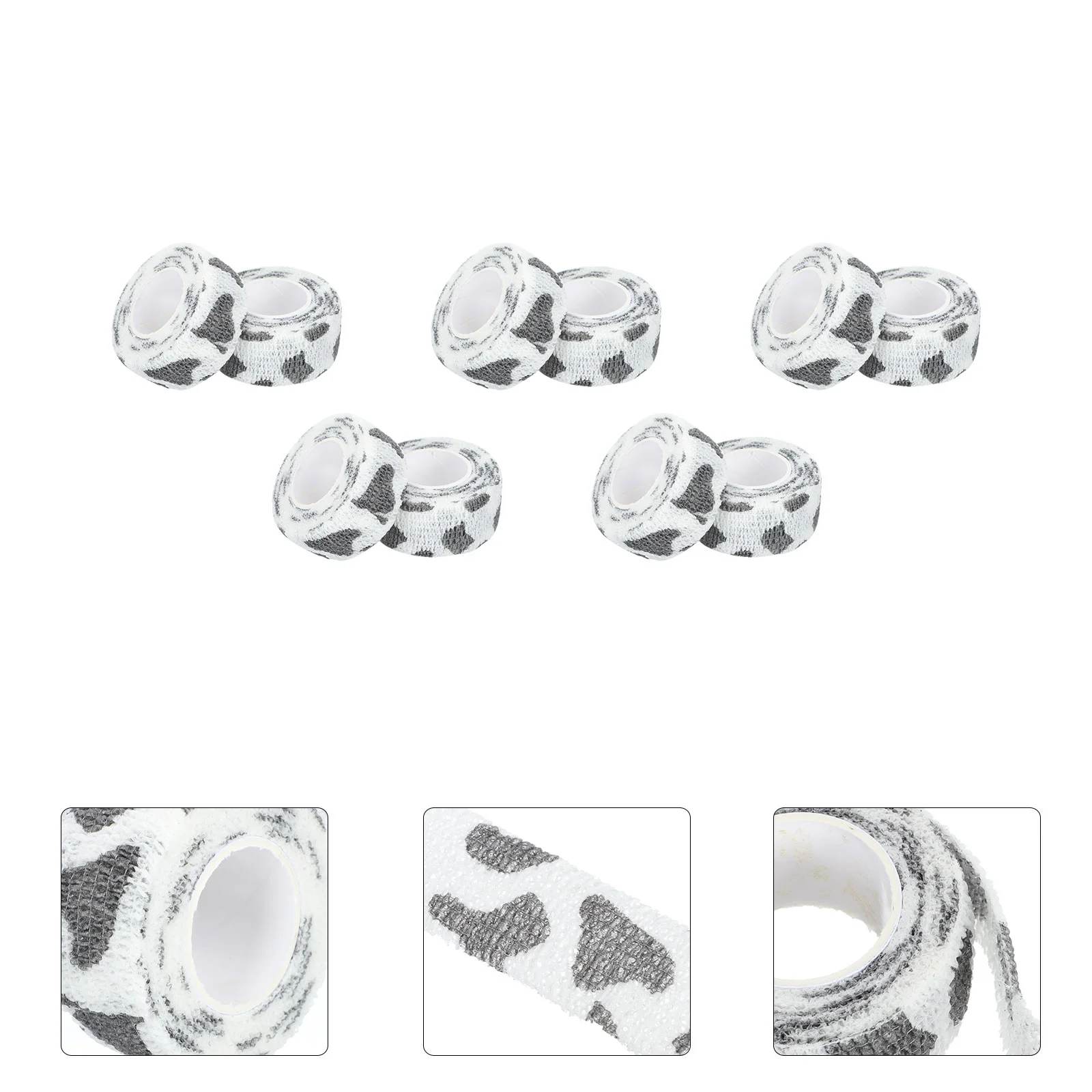 10 rolek bandażów na nadgarstki bandażi na palce elastyczne do taśmy sportowej Ace wielokrotnego użytku