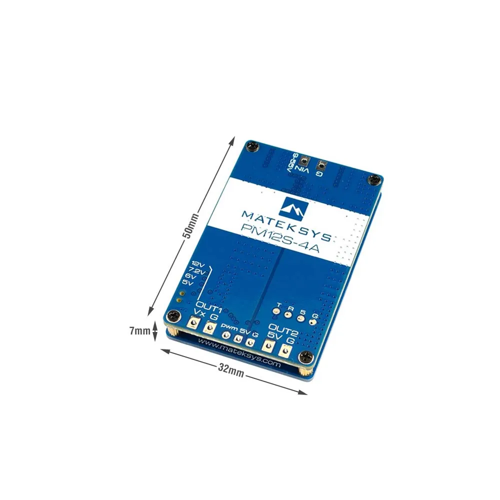 Matek POWER MODULE PM12S-4A  for RC Multirotor FPV Racing  Long Range