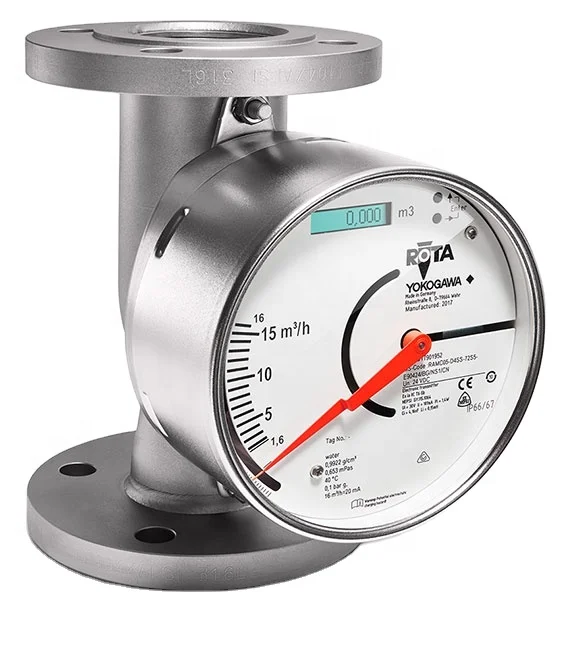 

Original Yokogawa RAMC Variable Area Flow Meter Yokogawa RMAC02 Metal Short Stroke Rotameter RAMC01-T6SS-43S0-E90424