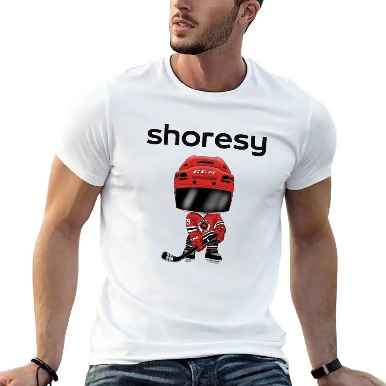 Camiseta Shoresy personalizada, crie sua própria blusa, blusas plus size, camiseta masculina, camisetas com estampa de anime para homens, roupas femin