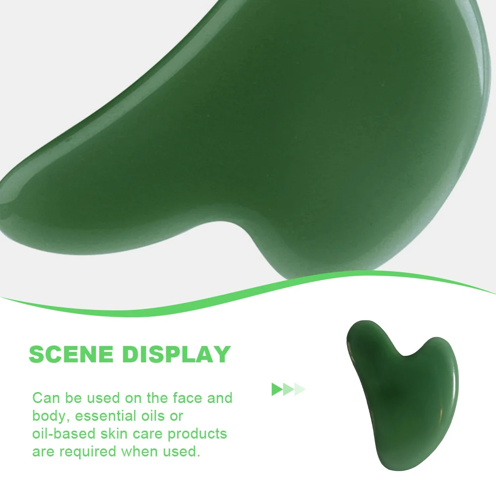 Jade Scraping Massage Board Gua Sha Facial Tool for Men Women Teens Promotes Skin Care Absorption Holiday Gift Choice