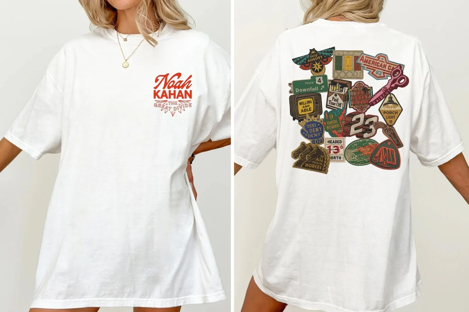 Camiseta de la gira The Divide de Noah Kahan, camiseta de concierto I'll Leave Porch Light On, tallas S-5XL
