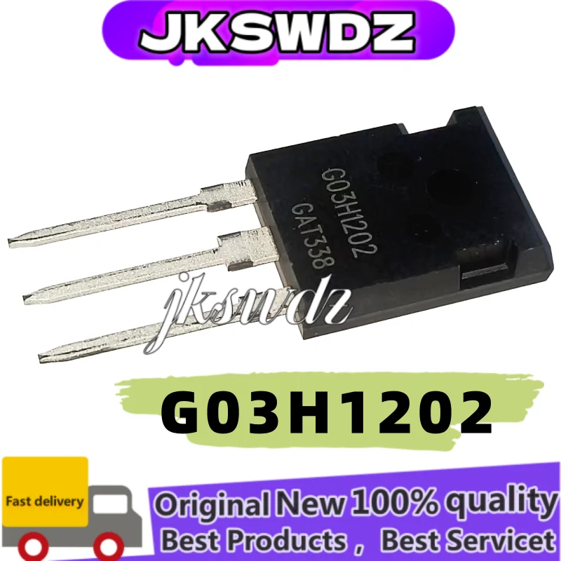 5-10 قطعة 100% جديد G03H1202 IGW03N120H2 H1202 TO-247 1200V 3A الترانزستور من أفضل جودة في المخزون