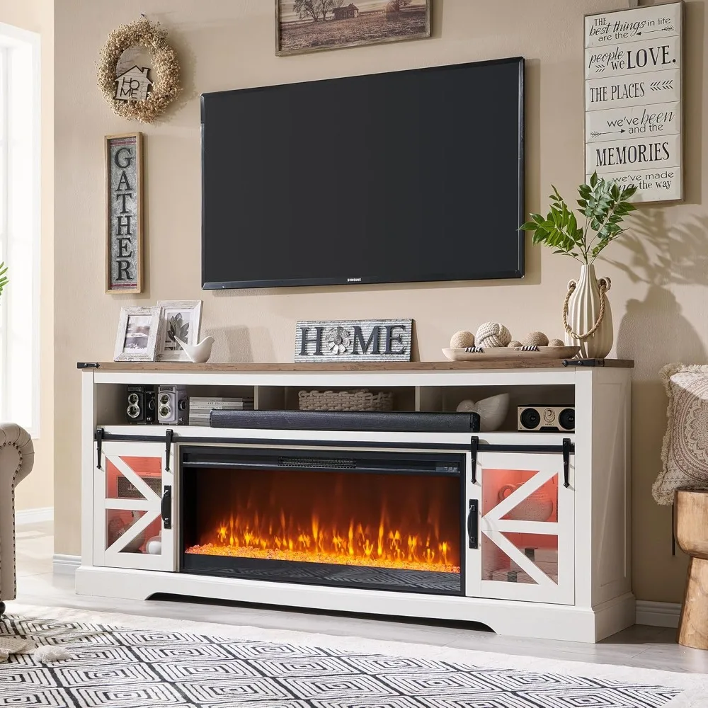 Fireplace TV Stand for 85