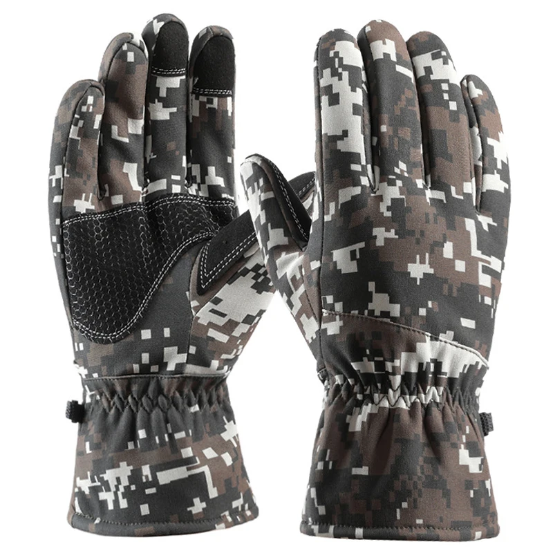 

Winter Tactics Motorcycle Gloves Camouflage Hunting Warm Non-Slip Fishing Gloves Waterproof Touch Screen Ski Moto Cycling Gloves
