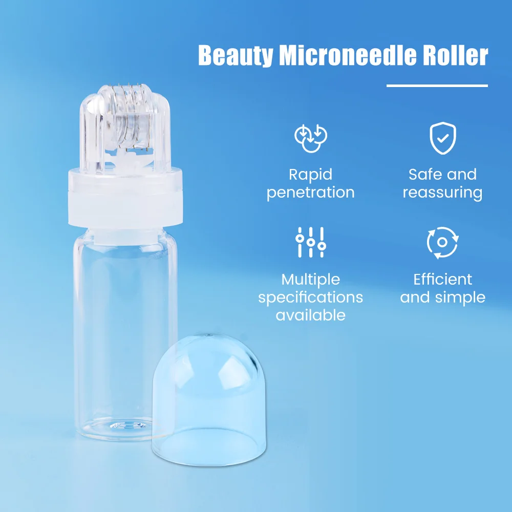 Reusable Hydra Derma Roller Titanium Microneedle Roller Dermaroller Removal Wrinkle Skin Rejuvenation Anti Aging Acne Face Care