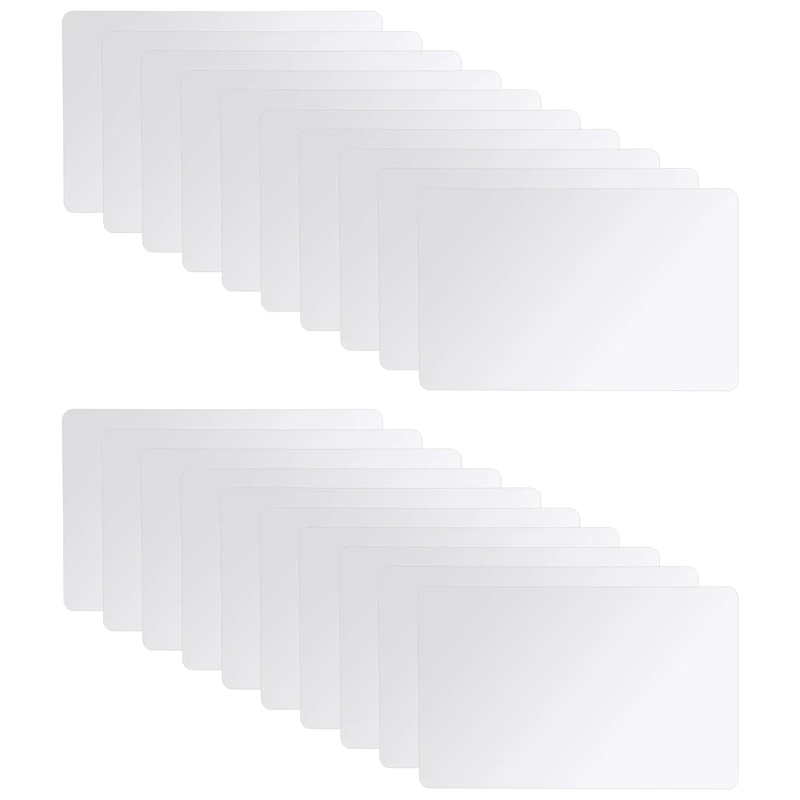 FULL-20Pcs NDavid Cartes Blanc Vierge Pour NTAGgem PVC Étiquettes Étanche 504Bytes Puce Autocollant