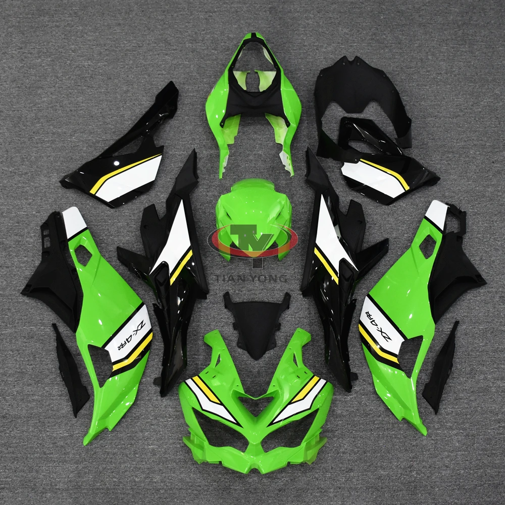 Printed in green black Motorcycle Full Fairing Kit For ZX4R 2019 2020 2021 2022 2023 2024 2025 ZX 4R ZX4RR Cowling Bodywork