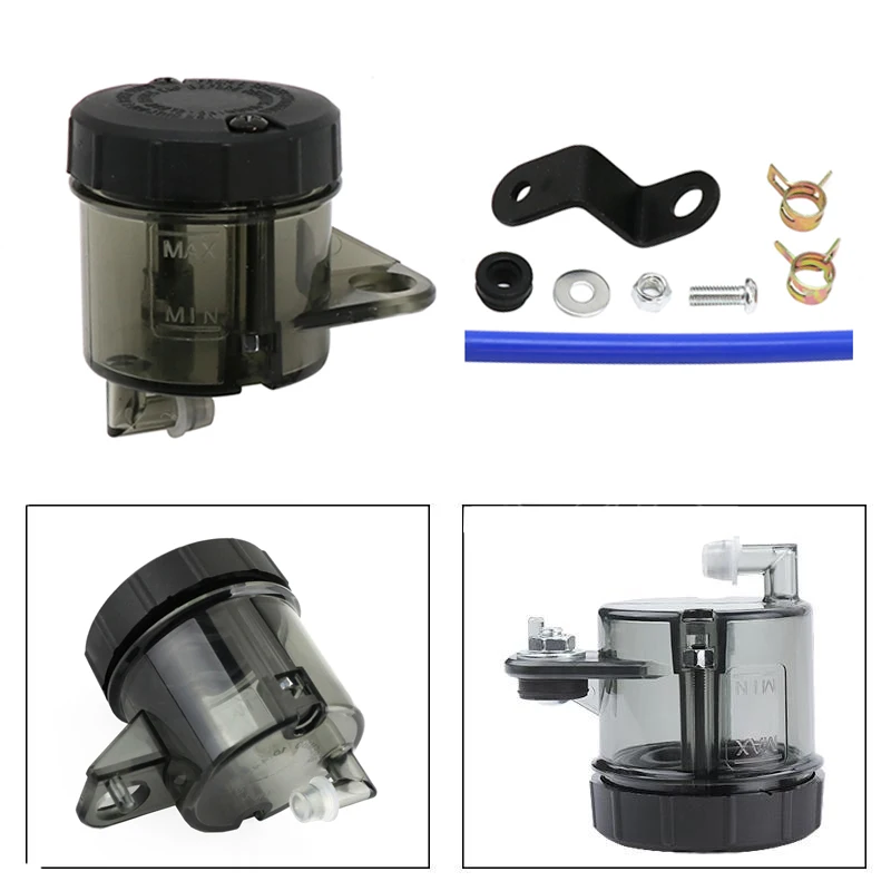 Universal Motorcycle Brake Oil Tank Foot Brake Master Cylinder Oil Cup Fluid Bottle Reservoir Dirt Bike Scooter Pitbike