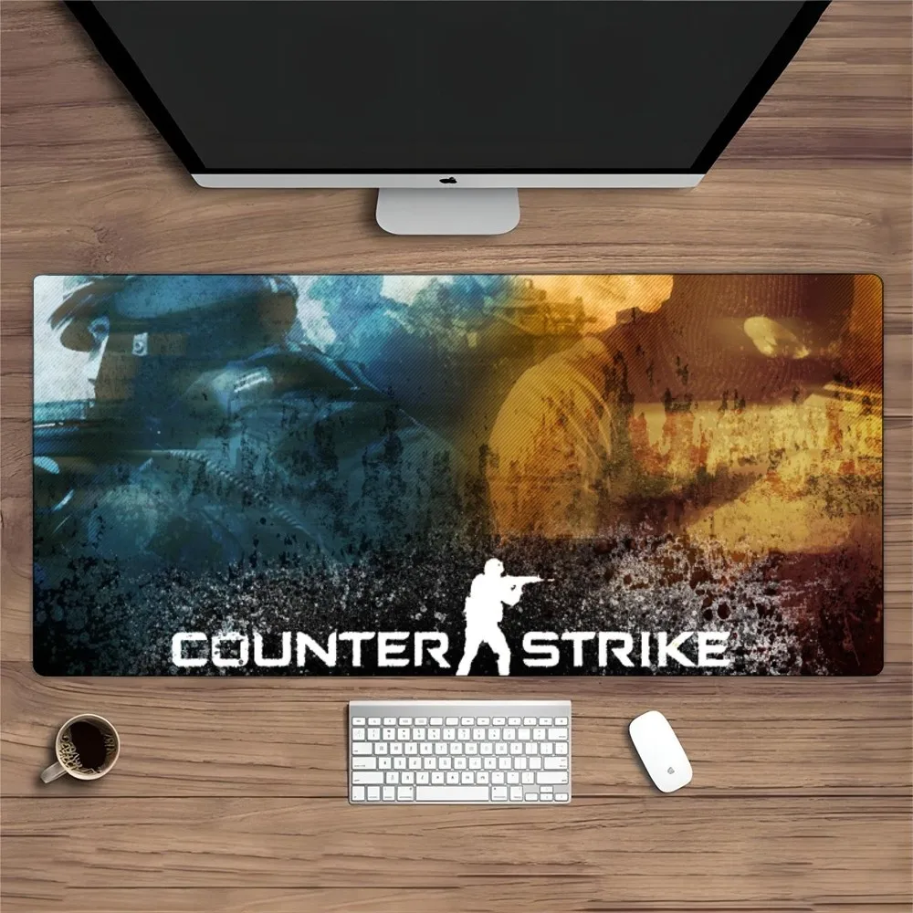 Mouse Pad Large Computer Gaming Accessories MousePads Desk Mats Carpet Counter-Strike Anti-slip Laptop Soft Game 2 Mice