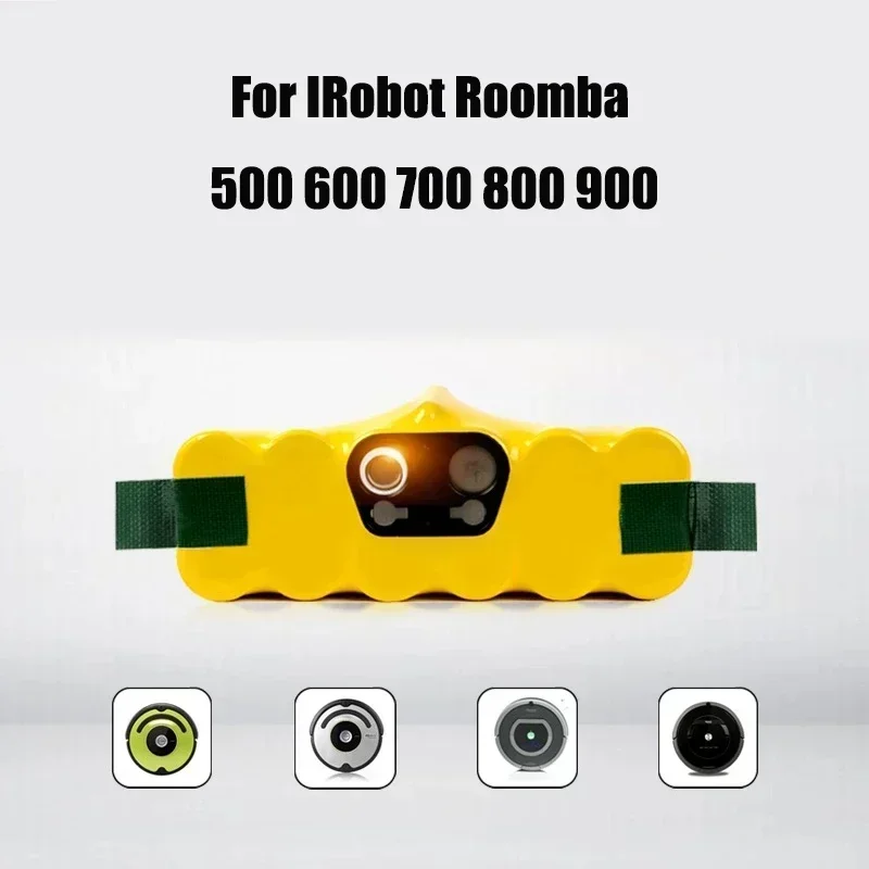 14.4V 6800mAh For iRobot Roomba Battery 500 600 700 800 900 595 620 650 780 890 Battery For Roomba Vacuum Cleaner Battery