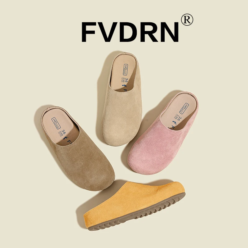 

Новые сабо Boston Clogs для женщин, оригинальные сандалии из пробки, замшевые мюли-слайды с поддержкой свода стопы, размеры 35-40