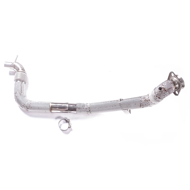 [Customized product] Applicable to 2015-2022 Ford Mustang 2.3T catless downpipe straight without catalytic converter