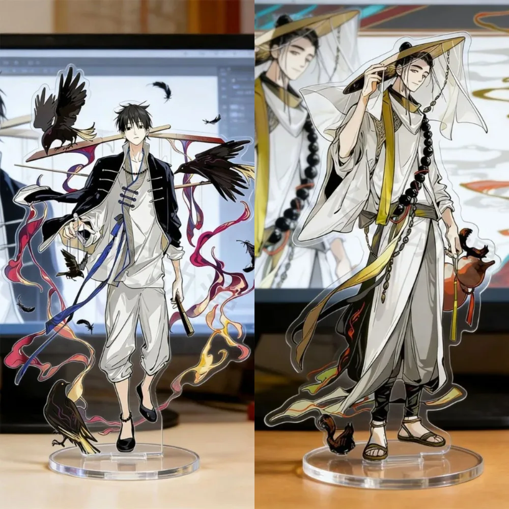 Anime Yi Ren Zhi Xia Zhang Chulan Feng Baobao Zhang Lingyu Acrylic Plaque High Aesthetic Stand Model Desktop Ornament Keychain