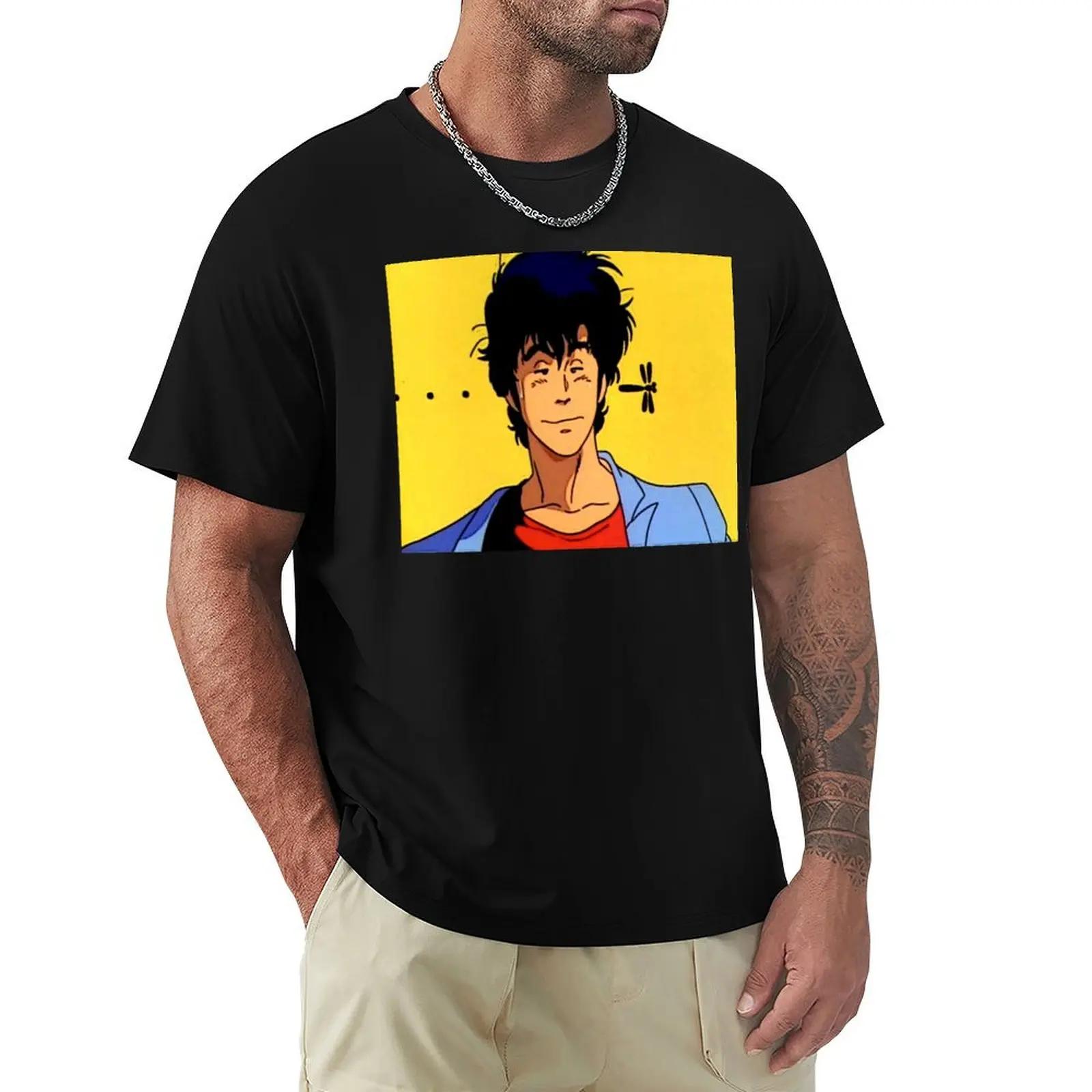 Nicky Larson, City hunter alias Ryo Saeba T-Shirt Construction Work Tee Shirt