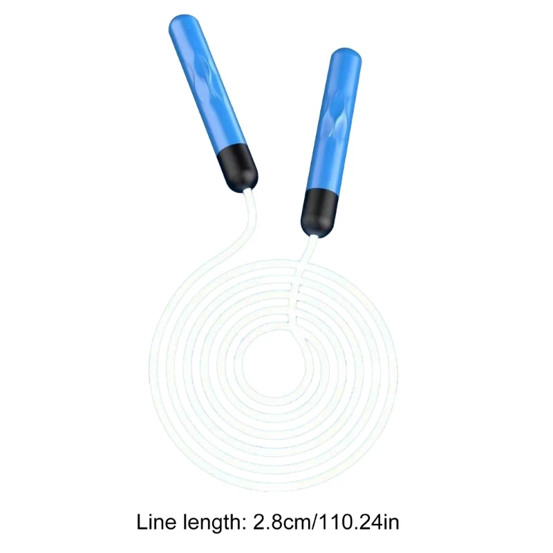 Indoor Fitness Exercise LED Light Jump Rope Adjustable Jumping Rope Outdoor Skipping Rope Glowing Jump Ropes-Battery Not Include