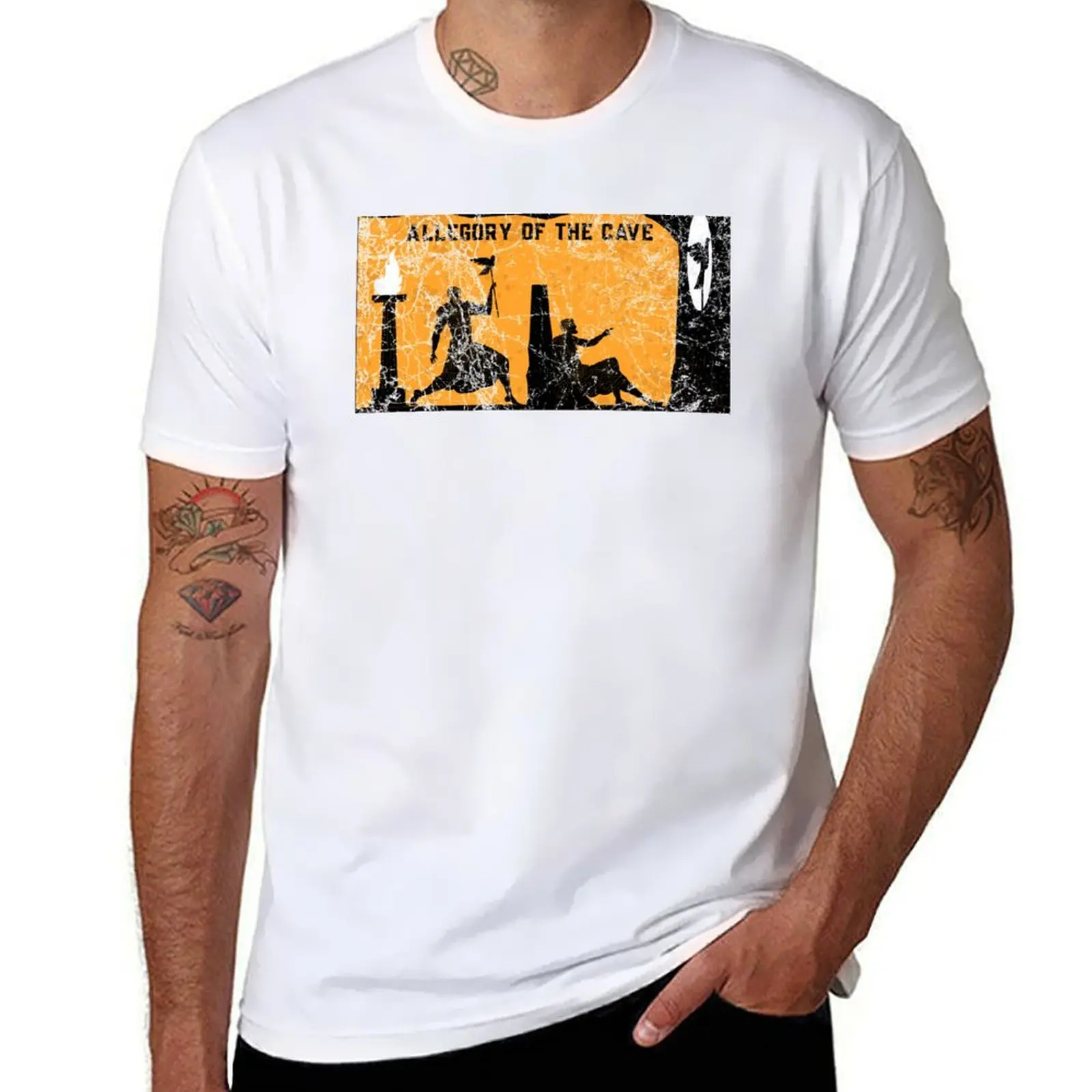 

Plato - Allegory Of The Cave T-Shirt anime t shirts for man t shirt man casual t shirt personalised T-shirt