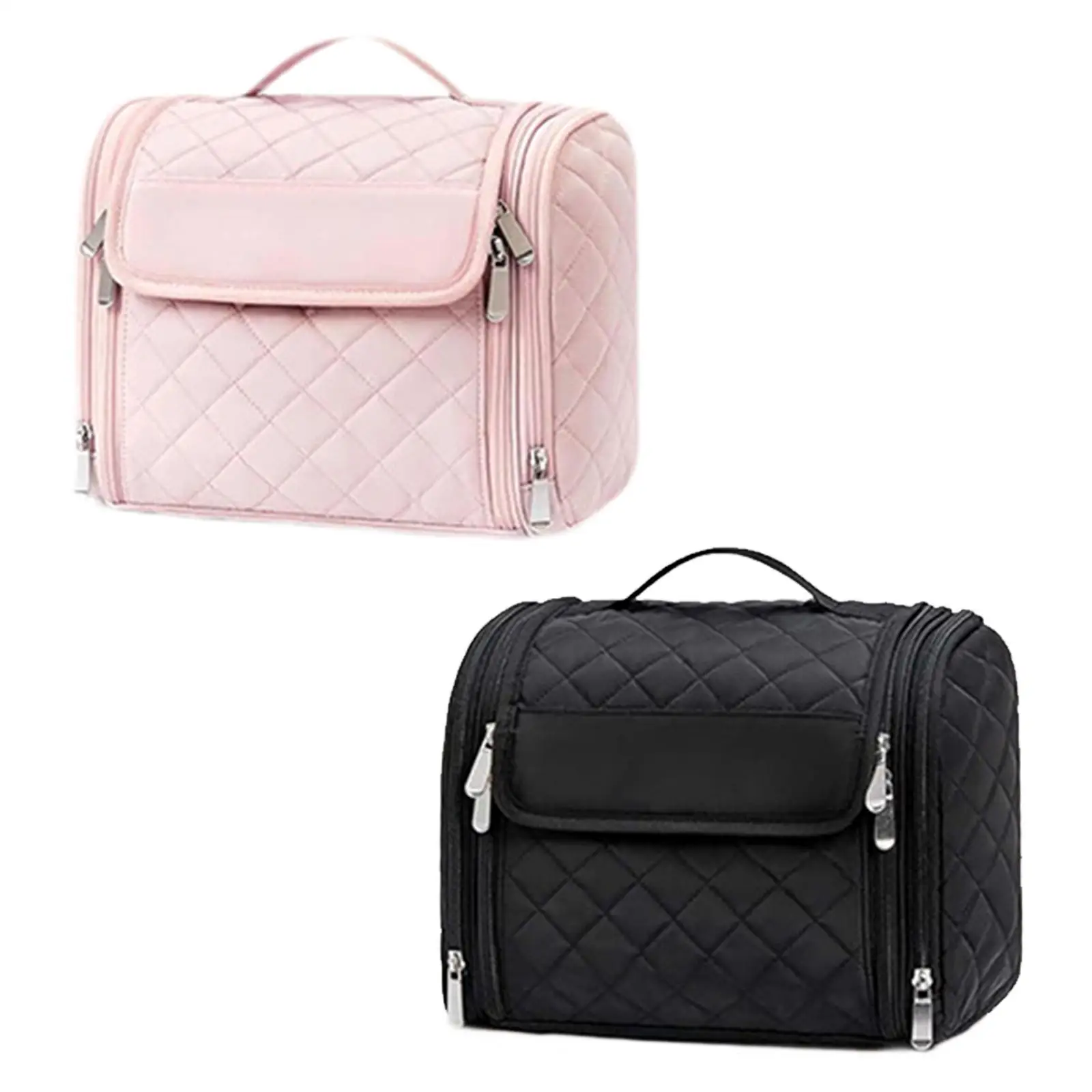 

Travel Toiletry Bag with Hook, Makeup Travel Case Toiletries Pouch Makeup Organizer for Camping