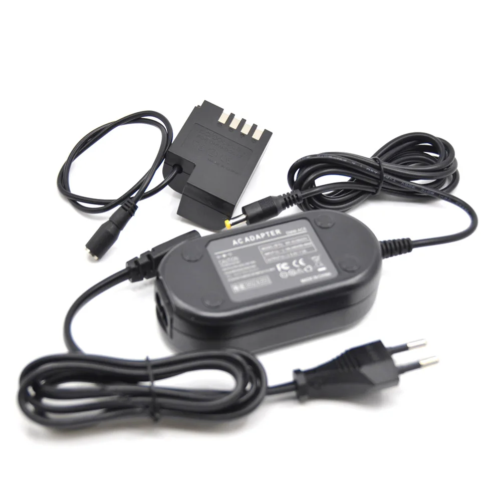 DMW-AC8 AC Power Adapter Charger DCC12 DC Coupler DMW-BLF19 BLF19E Dummy Battery for Panasonic Lumix DMC-GH3 GH4 GH5 G9 GH5S