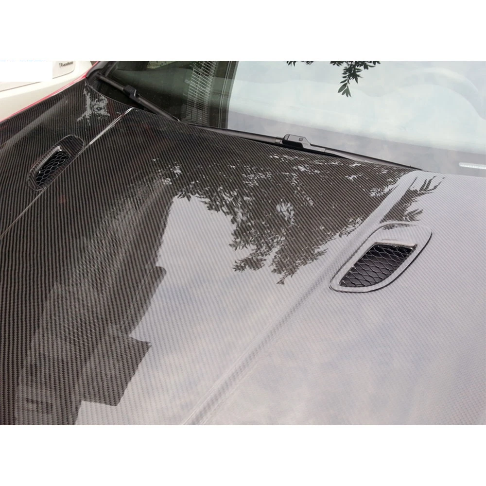

Real Carbon Fiber Front Engine Hood Bonnet Cap Air Vent Mesh Cover for VW Golf 6 VI MK6 GTI R20 2010-2013 Car Accessories