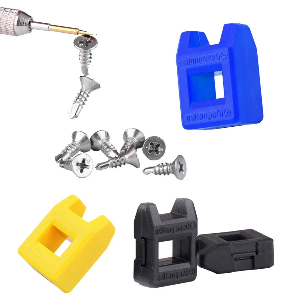 High Quality Tools & Workshop Equipment Demagnetizer Demagnetizer Magnetizer Gray For Screwdrivers Or Steel Tools