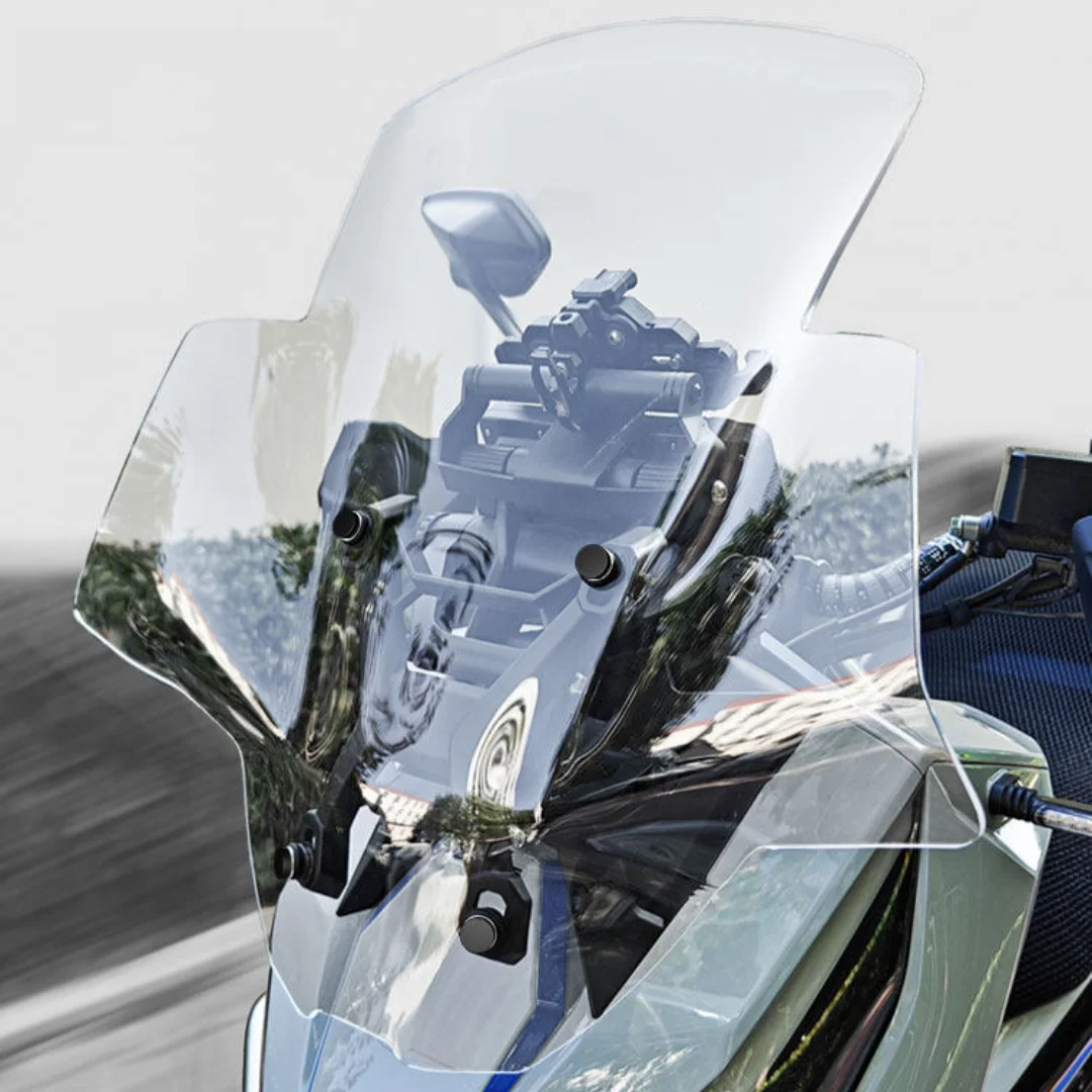 For Zontes 368G Replace the accessory front windshield, add a high-visibility transparent windshield rain shield