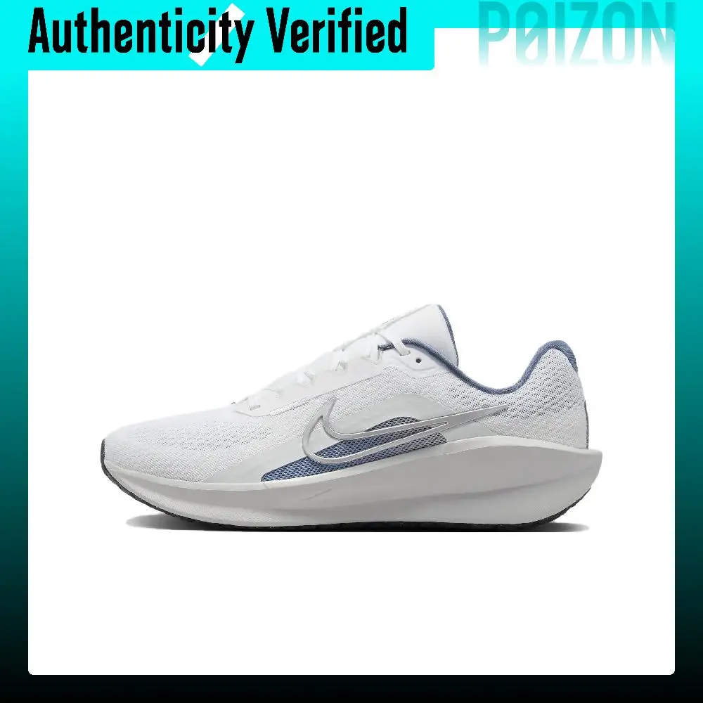 Nike DOWNSHIFTER 13 Comfortable Low top Running Shoes Men's White Gray FD6454-102