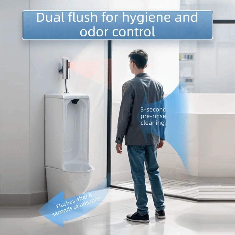 

Infrared Automatic Urinal Sensor Automatic Sensing Sensor Urinal Flush Valve Sensor Flush Valve Kit Urinal Infrared Sensor Hotel