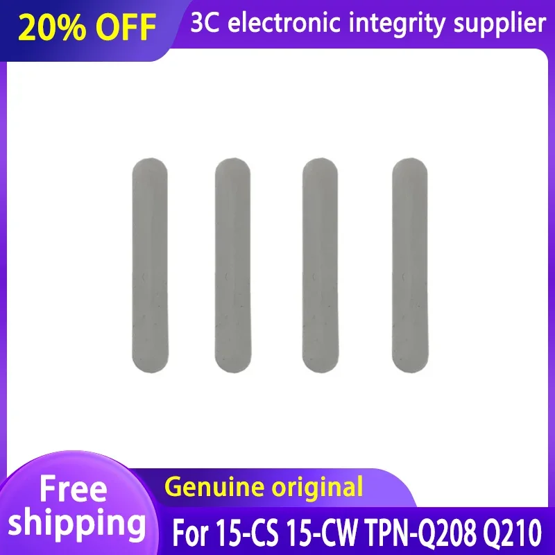 

New Laptop Foot Pad Lower Cover Rubber Legs For 15-CS 15-CW TPN-Q208 TPN-Q210 Series Laptop Accessories Silver Rubber Feet