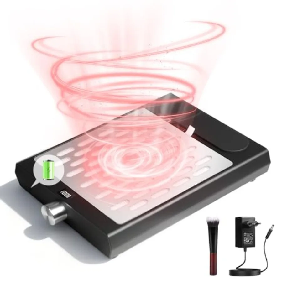 

Профессиональный пылесборник для маникюра 4000 об/мин, мощный пылесос с 10 скоростями, бесшумный беспроводной экстрактор для акриловых ногтей, для салонов