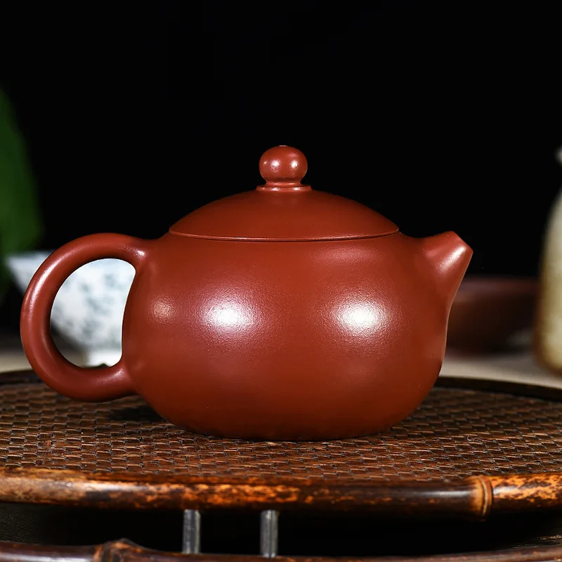 

Yixing original mine handmade purple clay teapot, one batch brewing tea pot, tea set agent, Dahongpao Xishi teapot 200c