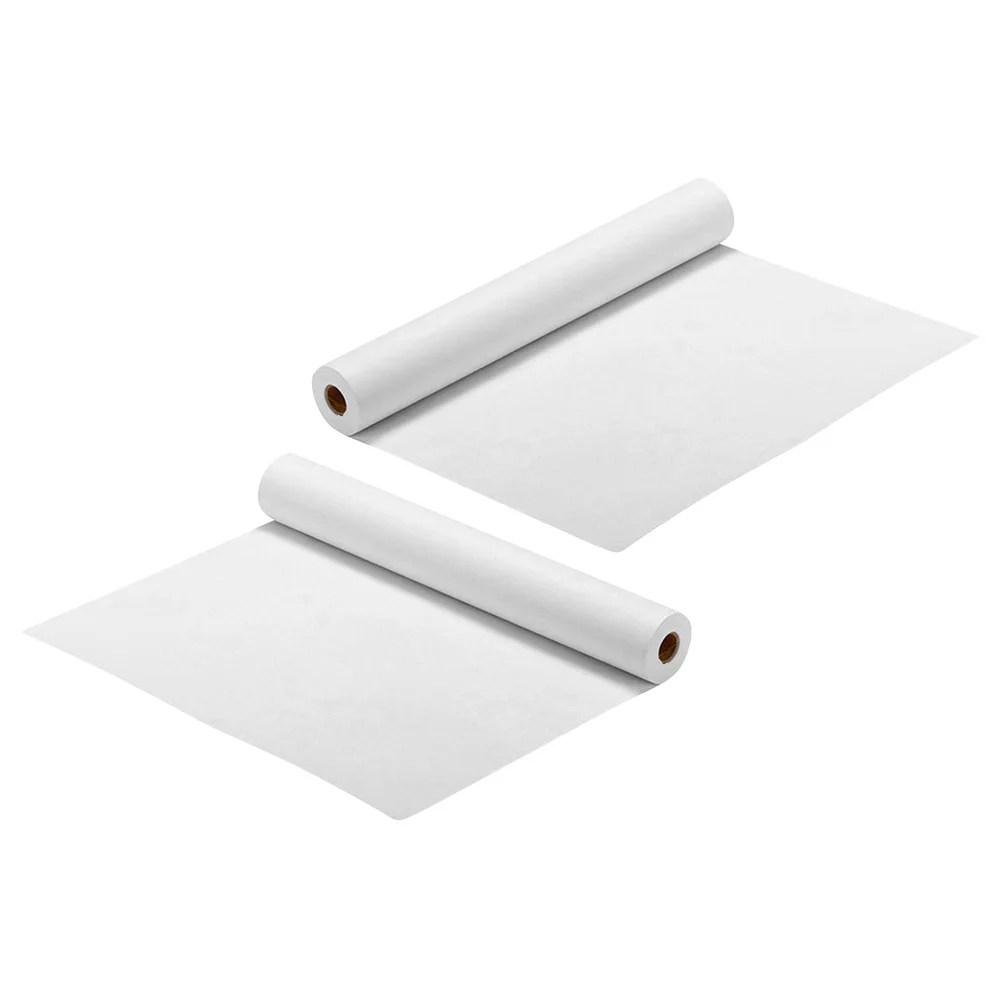 

2Pcs Drawing Paper Roll White Thick Smooth Surface Safe Recycled Paper 30cmx5m for Sketch Painting Watercolor Art