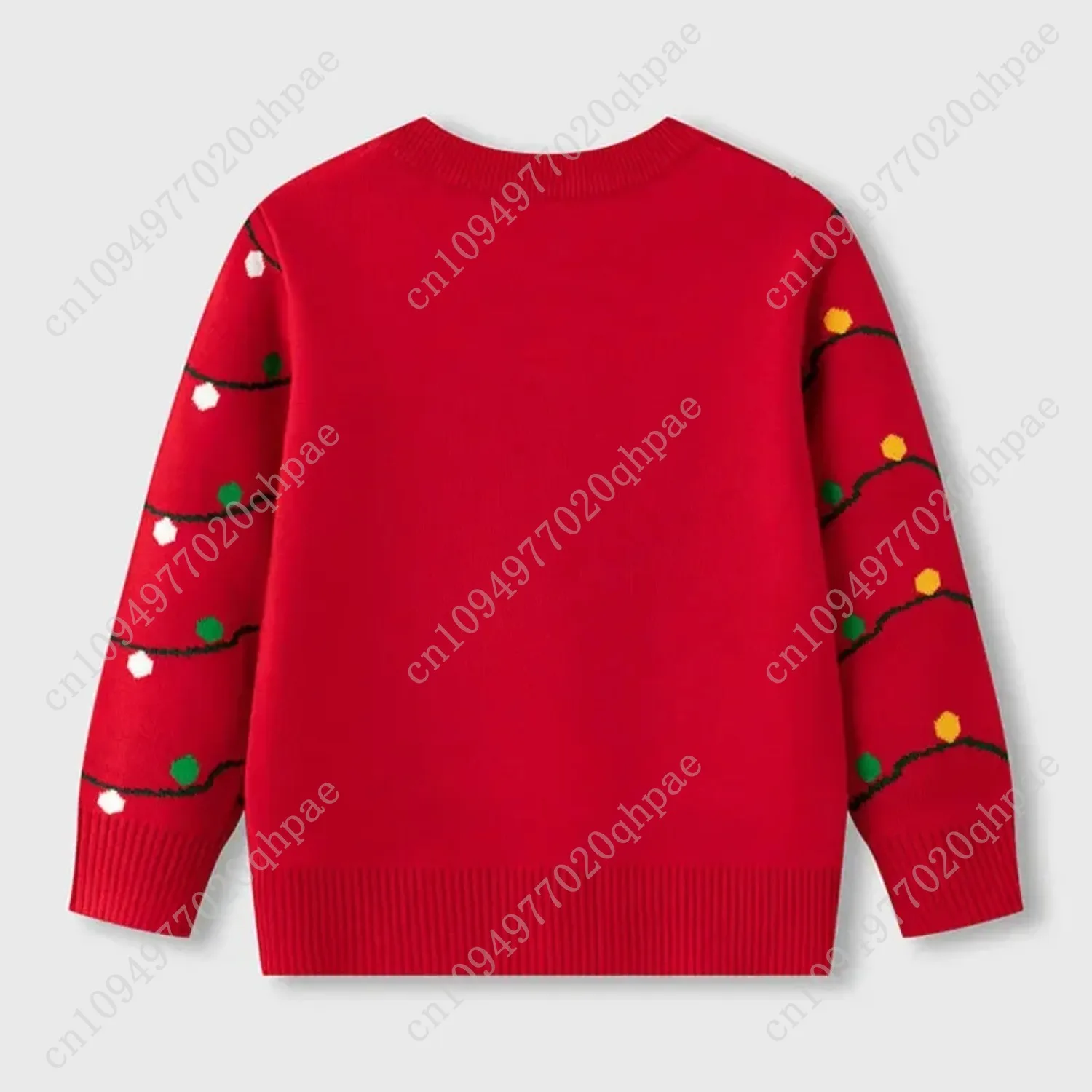 هدية عيد الميلاد للأطفال تريكو سانتا شجرة طباعة عيد الميلاد البلوزات كم كامل س الرقبة لاعبا الأطفال الدافئة لينة البلوز لاعبا #2