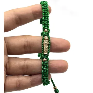 Grünes Nylonarmband, reicher Gott, mittelgroße, 12pcs 10 Hauptverkäufe Gott der Gesundheit - №1